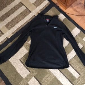The north face black sweatshirt